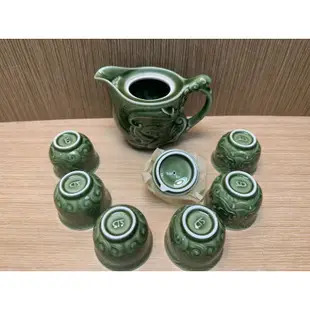 乾唐軒 活瓷 乾唐軒茶具 龍首茶具組 1壺6杯 龍形茶具組 泡茶組 茶杯 茶壺