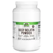 NOW Foods, Real Food, Beef Gelatin Powder, 4 lbs (1,814 g)