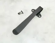 Flat Black Titanium Deep Carry Pocket Clip For JetBeam E26 Kunai Flashlight
