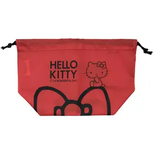 Hello Kitty手把式不鏽鋼便當盒袋組【台灣正版現貨】