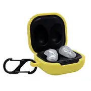 For Samsung Galaxy Buds Live / Galaxy Buds Pro Case, Anti-fall Silicone Storage Box, Hook, Yellow