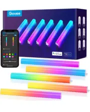 Govee Glide Wall Lights, RGBIC LED Lights, Smart Gaming 2 Panes Set Alexa And Go