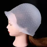 1x Rubber Cap Streaking Hook Professional Reusable Hair Highlight Magic cap