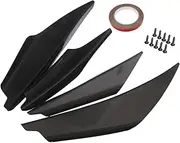 Daseeme Universal Car Front Bumper Spoiler Lip Splitter Fin Splitters Body Spoiler Canards Refit Kit Decors