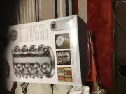 Parini carousel spice rack. spins 360. has 16 spice jars.carton is 8 x 8 x11