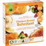 Woolworths Chicken Breast Schnitzel 400g
