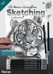 Royal & Langnickel(R) Sketching Made Easy Kit 9"X12"-Clawdia
