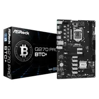 在飛比找蝦皮購物優惠-贈送CPU 華擎ASRock Q270 Pro BTC+ 1