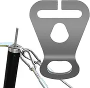 Rope Tensioner Adjuster| Guyline Cord| Camping Gear| Stainless Steel Alloy Hiking Tools| Rope Buckles| Stopper | Tightener | for Backpacking Picnic Shelter Shade Canopy Outdoor