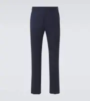 [Ralph Lauren Purple Label] Ralph Lauren Purple Label Gregory mid-rise wool chinos UK 36 blue