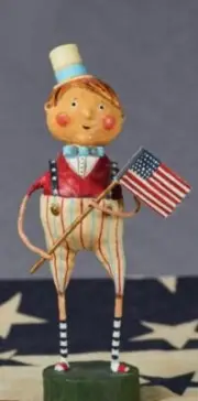 LORI MITCHELL Franklin Freedom ~ Collectible Figurine ~ Americana Patriotic 4th