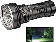 sofirn IF30 Torch Rechargeable with High Lumens, 12000 Lumens Ultra Bright Flashlight with 685 Meters Beam Distance Spotlight, LED Flashlight Waterproof for Hunting, Searching