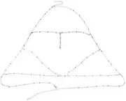 [Generic] Rhinestones Body Chain Crystal Bikini Chains Summer Beach Bra Body Jewelry for Women
