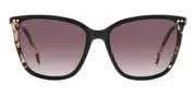 Carolina Herrera HER 0245/S WR7/3X Women’s Sunglasses Black Size 55