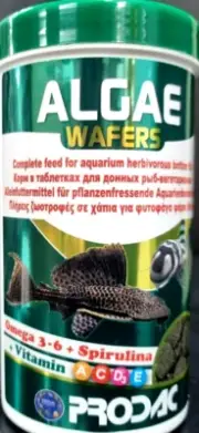 Algae Wafers 125G Catfish Pleco Bristlenose Disc - Prodac