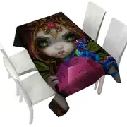 Chasing Dragons 12 Sided Dice Fairy Tablecloth