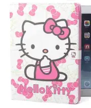 Hello Kitty Leather Smart Case Cover for Air 1/2, 10.2"/9.7"iPad &Mini 1/2/3/4/5