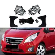 Front Fog Lights Covers Trim Wire Switch Set For Chevrolet Spark Sport 2008-2011 (for: Chevrolet)