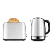 2pc Breville Electric The Breakfast Kettle and 2-Slice Toaster Set 900W