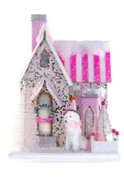 Cody Foster Christmas Poodle Palace-8.5'' x 12.5''H