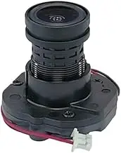 M12 Lens HD 3MP 4MM Aperture F2.3 Format 1/2.7" with 650nm IR Filter Bracket for Surveillance Security Camera(4MMIRCUT)