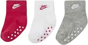[Nike] baby-boys unisex-baby Mid Cut Quarter Gripper Socks Socks