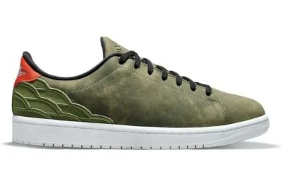 Nike Air Jordan 1 Center Court Men Oil Green/White-black-chile Red DJ2756 300
