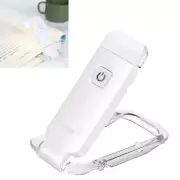 White Brightness Adjustable Rechargeable LED Book Light For Reading Clip On Book
