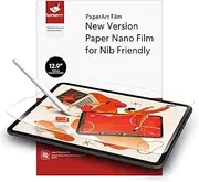 BERSEM 2 Pack Paper Screen Protector Compatible with iPad Pro 12.9 Inch (2022 & 2021 & 2020 & 2018 Models), Write as Paper, Anti-Glare, Matte PET Film, Easy Installation, Design for Apple Pencil