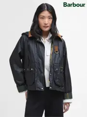 Barbour® Black Erma Wax Jacket (AC0513) | $730
