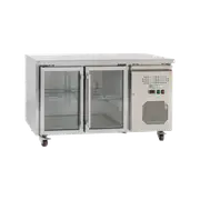 Exquisite Two Glass Doors Underbench Storage Refrigerators 314 Litre