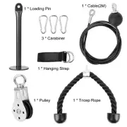 Fitness LAT Pulldown Machine Home Gym Equipment Pulley Cable Machine System