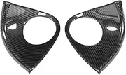 Dry Carbon Fiber Car Dashboard Side Air Vent Outlet Trim Decorative Cover Kit Compatible with McLaren GT 2019-2022