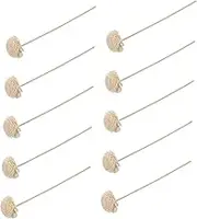 Cabilock 10pcs Aroma Sticks Natural Flower Rattans for Diffuser Quick Absorption Fragrance Distribution for Home Aromatherapy Scent Diffusion