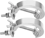 COMPUKAS 2pcs Heavy Duty Stage Light Clamps Easy Install Truss Mounting Bracket for Moving Head Lamps Durable Light Clamps for Secure Stage Lighting