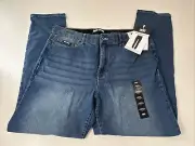 DKNY Jeans Women’s Medium Wash Denim Bleecker Shaping Skinny Stretch Size 32/14