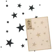 Reusable PLASTIC Wall STENCIL Template / 17.7"x25.6" or 25.6"x37.4" / STARS SKY