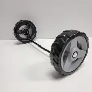 NEW - OEM WORX NITRO FRONT AXEL WITH WHEELS - From Lawn Mower Model Number WG751