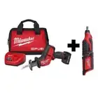 Milwaukee HACKZALL Reciprocating Saw 12-Volt Li-Ion Cordless W/ M12 Rotary Tool