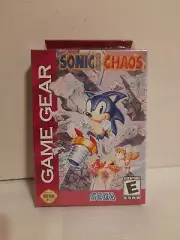 Sonic Chaos (Sega Game Gear, 1993) New and Sealed Game Cartridge In Box