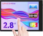 2.8Inch Capacitive Touch Screen LCD for Raspberry Pi 480×640 Resolution DPI IPS