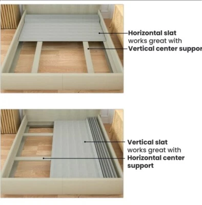 0.75" Horizontal Standard Mattress Support Wooden Slats with TWIN SIZE