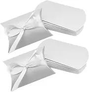Baluue Pcs Pillow Boxes Wedding Candy Containers Sturdy Board Material for Party Favors Small Decorative