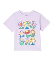 [Stella McCartney Kids] Stella McCartney Kids Baby printed cotton jersey T-shirt M 24 purple