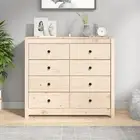 Side Cabinet Sideboard Highboard Buffet Multi Sizes Solid Wood Pine vidaXL