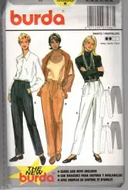 Burda Pattern 3586 Ladies Pants Sizes 10 - 20