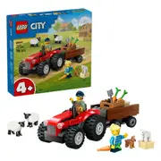 LEGO City Red Farm Tractor with Trailer and Sheep (60461)