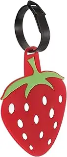 Holibanna Luggage Tag Strawberry Design Cute Travel Suitcase Identifier for Checked Luggage and Backpack Baggage Label Strap for Easy Identification