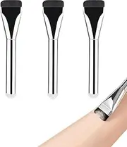 Walquicks 3 Pcs Flat Foundation Brush, Ultra Thin Foundation Brush, Liquid Powder Brush, Blush Concealer Brush, Makeup Foundation Brush, for Liquid, Cream Foundation Concealer Brush Makeup Brushes