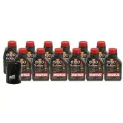 12L Motul 8100 X-CLEAN EFE 5W30 Wix Filter Motor Oil Change Kit API SN